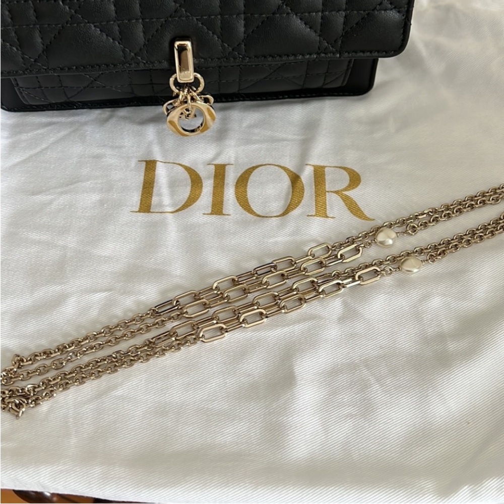 Lady Dior Chain Pouch - Picture 7 of 9
